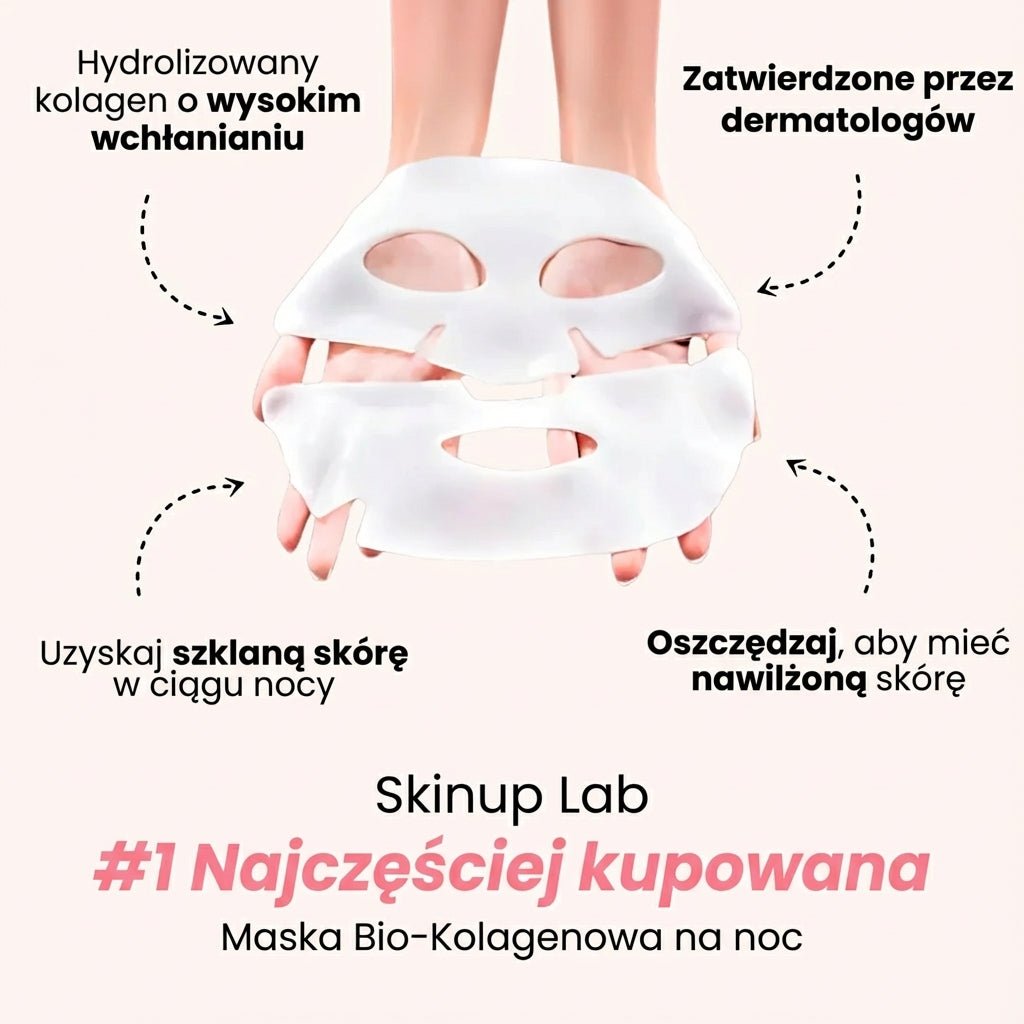 Maska z bio - kolagenem - Zmniejsz zmarszczki już po 1 aplikacji - Lumera Skin