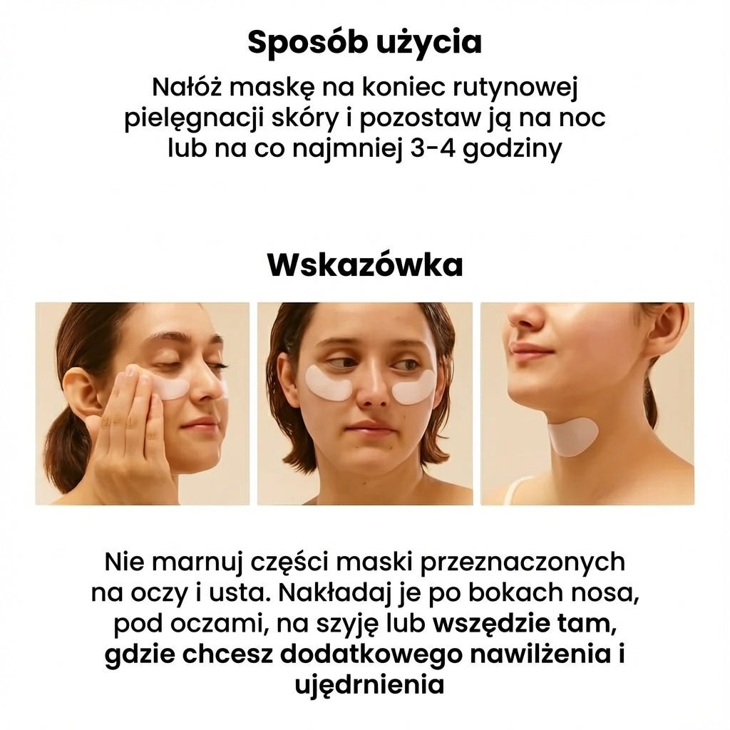 Maska z bio - kolagenem - Zmniejsz zmarszczki już po 1 aplikacji - Lumera Skin