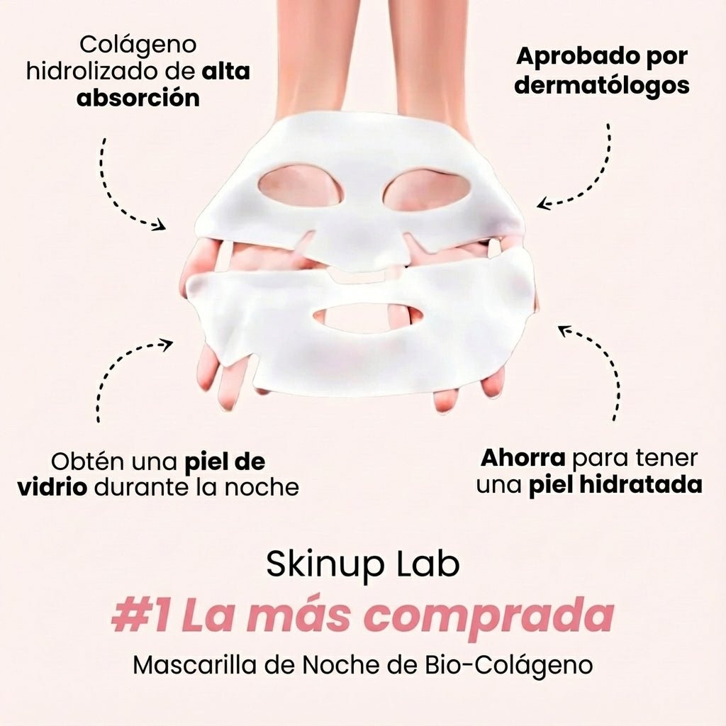 Mascarilla Bio - Colágeno – Reduce las arrugas después de una sola aplicación - Lumera Skin