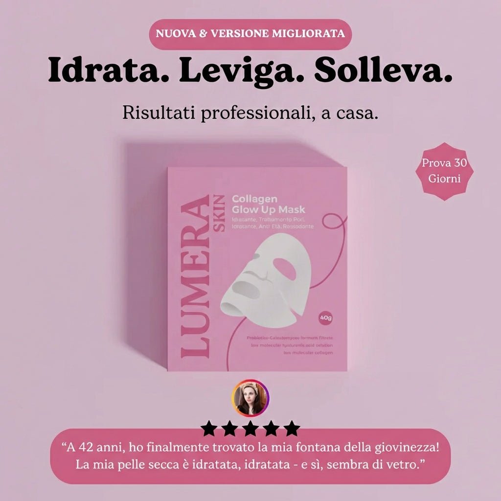 Maschera illuminante al collagene 2.0 - Lumera Skin
