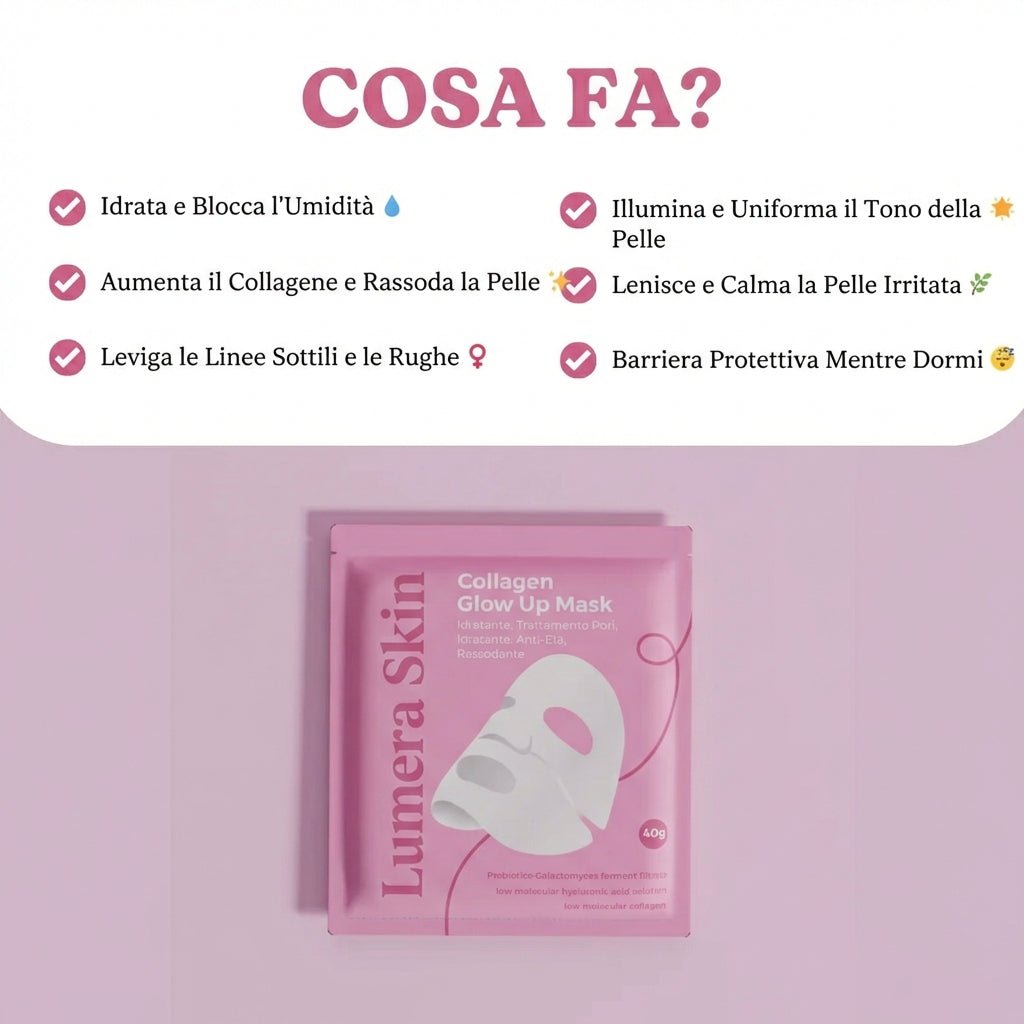 Maschera illuminante al collagene 2.0 - Lumera Skin