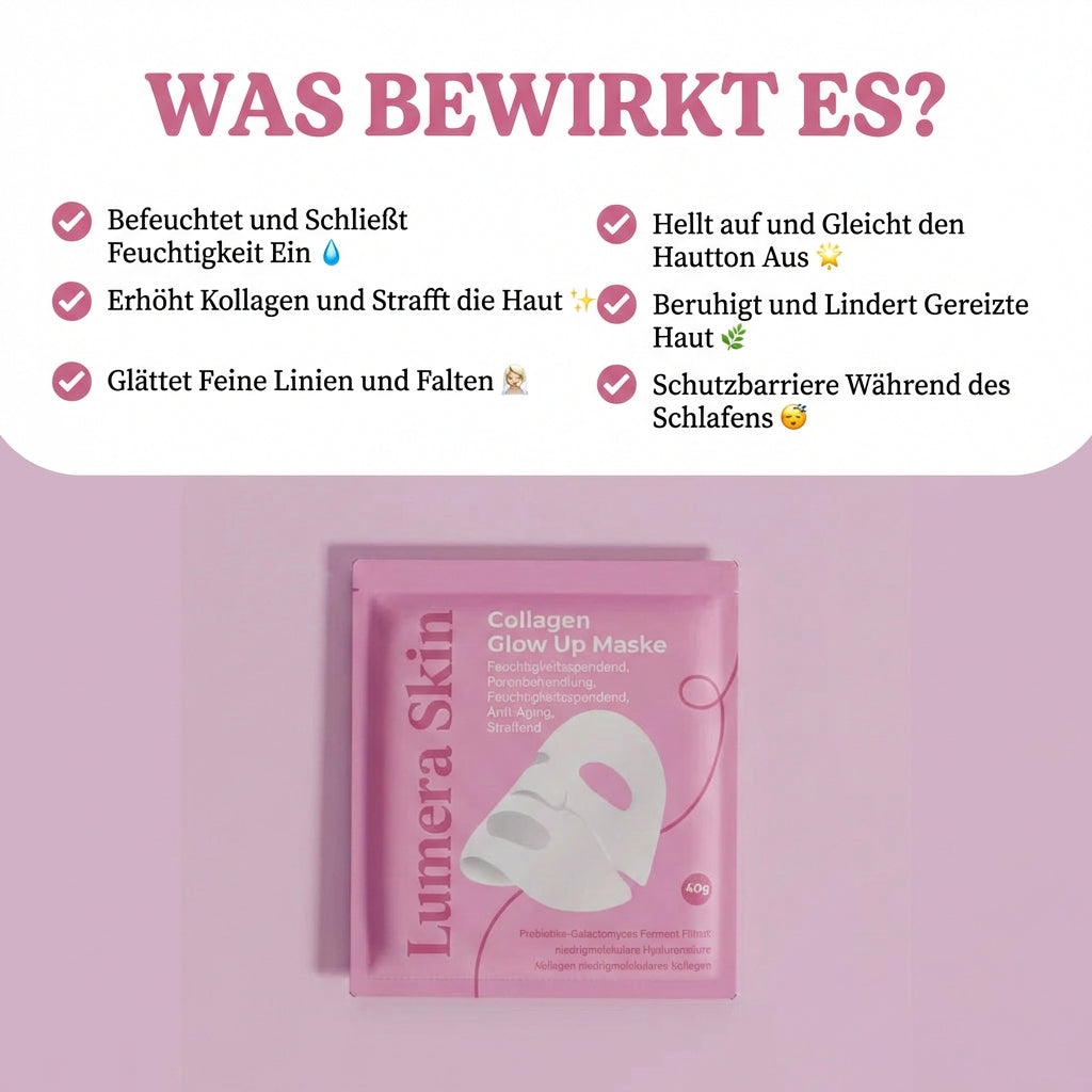 Aufhellende Kollagenmaske 2.0