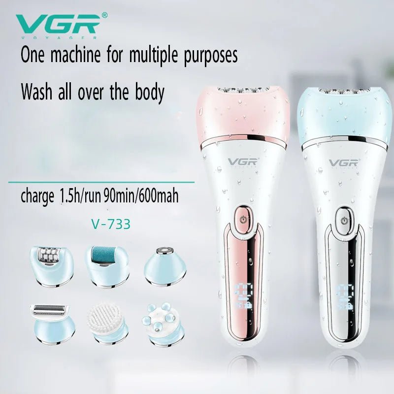 VGR Women's Epilator Shaver Set - Lumera Skin