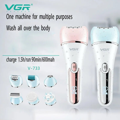 VGR Women's Epilator Shaver Set - Lumera Skin