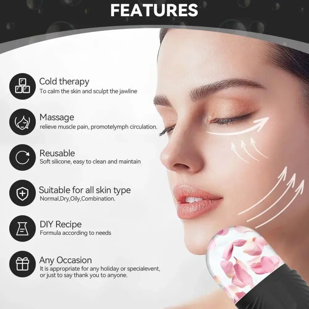 Silicone Cube Facial Ice Roller - Lumera Skin