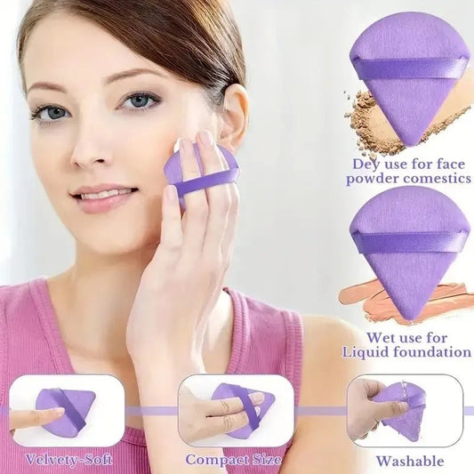 Purple Makeup Puff Collection - Lumera Skin